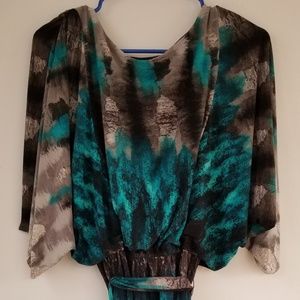 Doleman sleeve dress